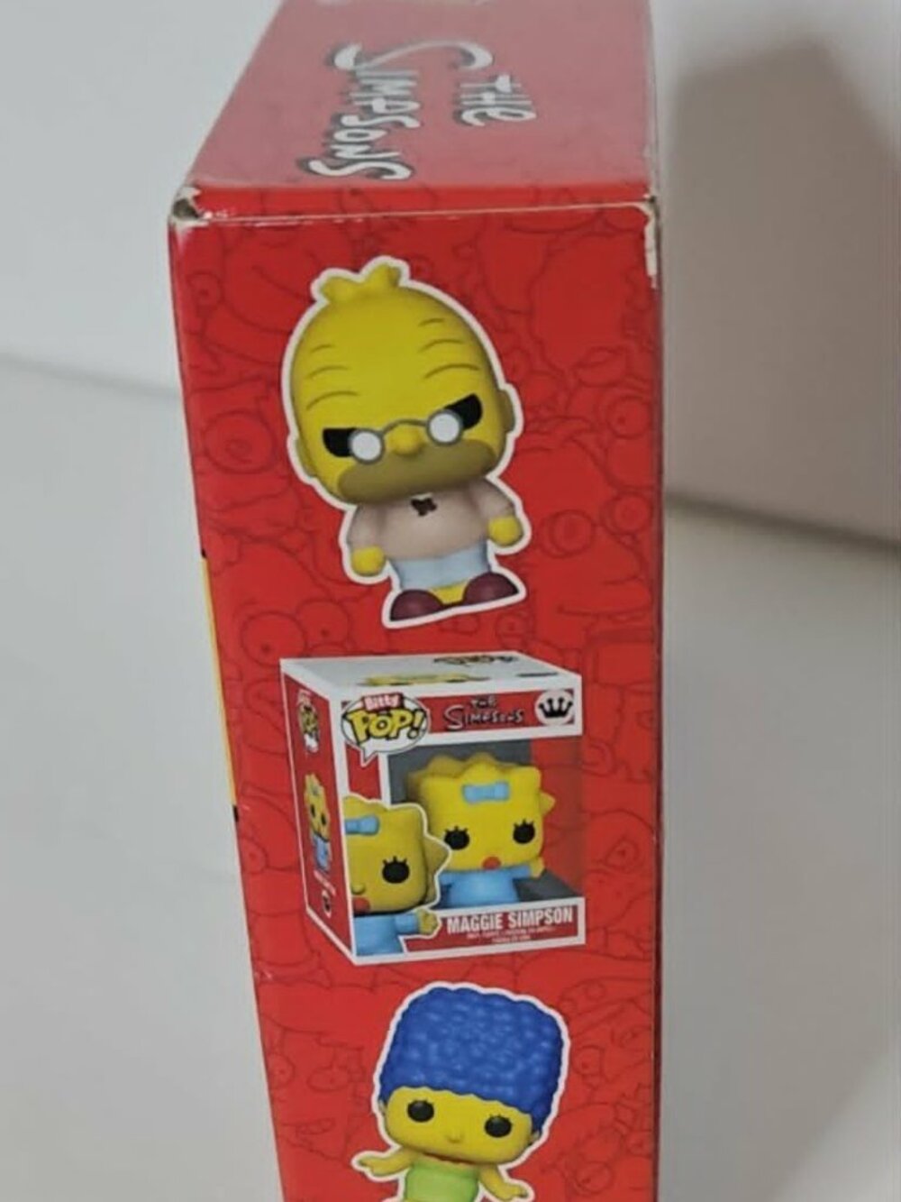 Funko Bitty Pop The Simpsons 4-Pack Series 2 - Itchy Marge Moe New In Box - Picture 9 of 11